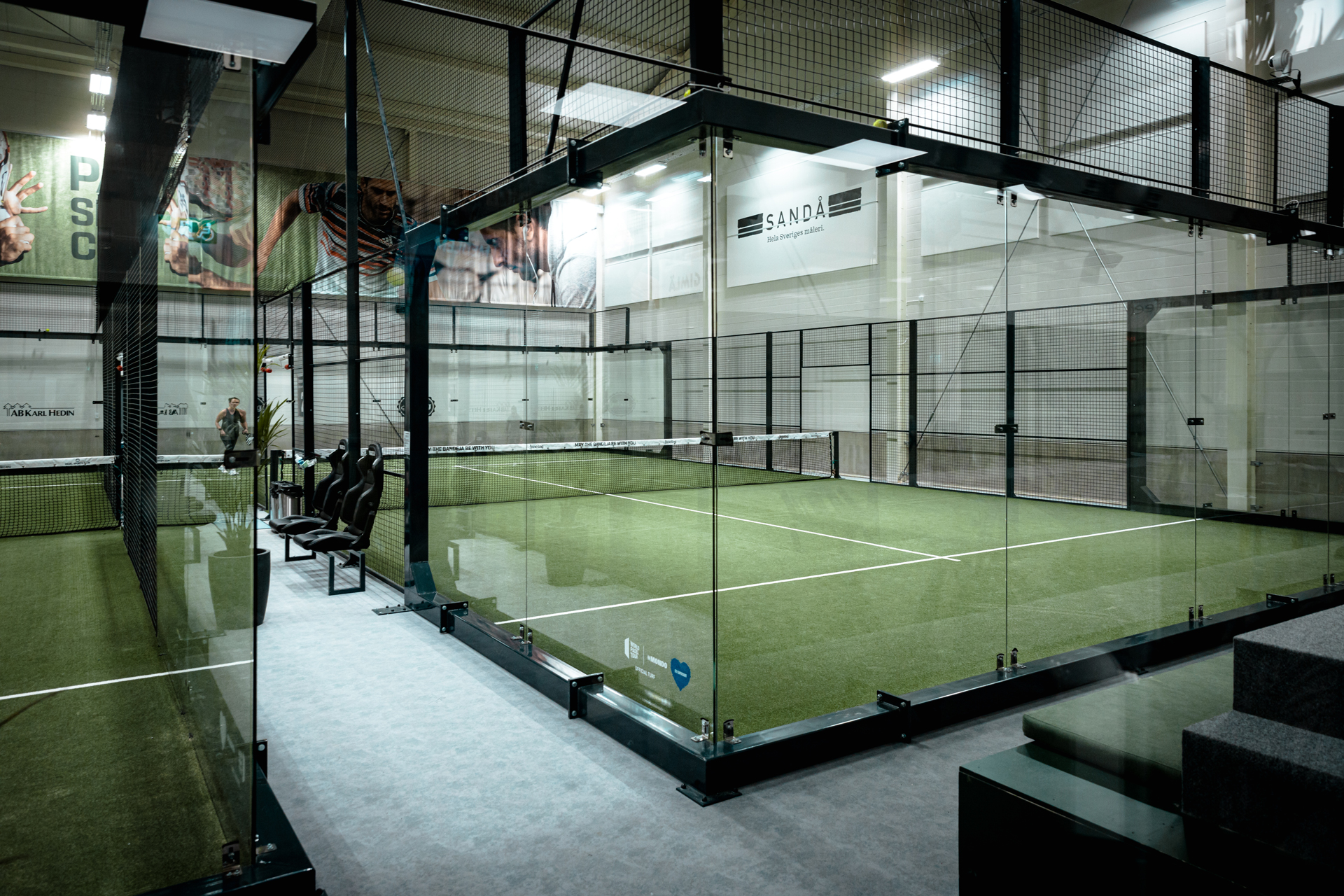 Padel, bastu och relax
